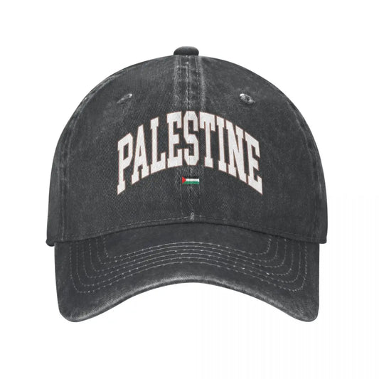 Palestine Flag Men Women Baseball Caps Distressed Washed Caps Hat Vintage Outdoor Workouts Headwear